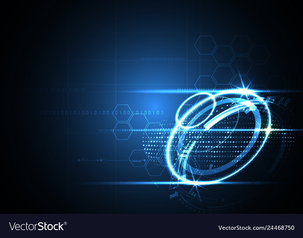 Technological connection abstract background