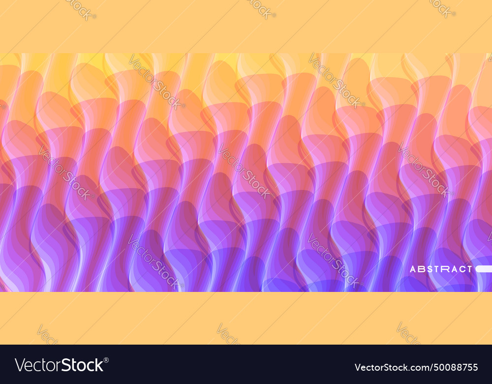 Abstract wavy background with dynamic effect vector image Abstract wavy background with dynamic effect