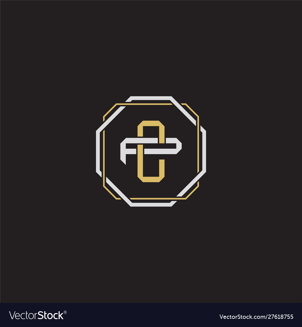 CP Overlapping Initial Logo Monogram