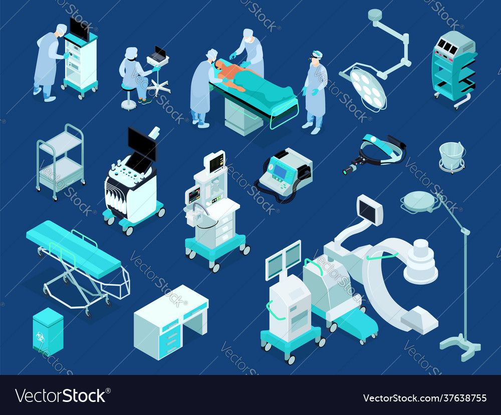 Operating room isometric set