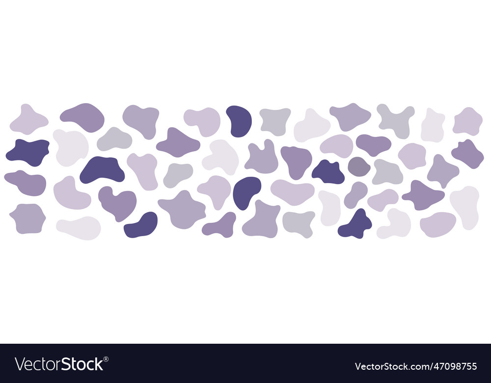 Set of isolated color palette design elements Vector Image Set of isolated color palette design elements