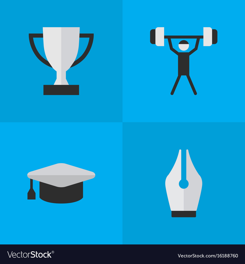 Set of simple knowledge icons