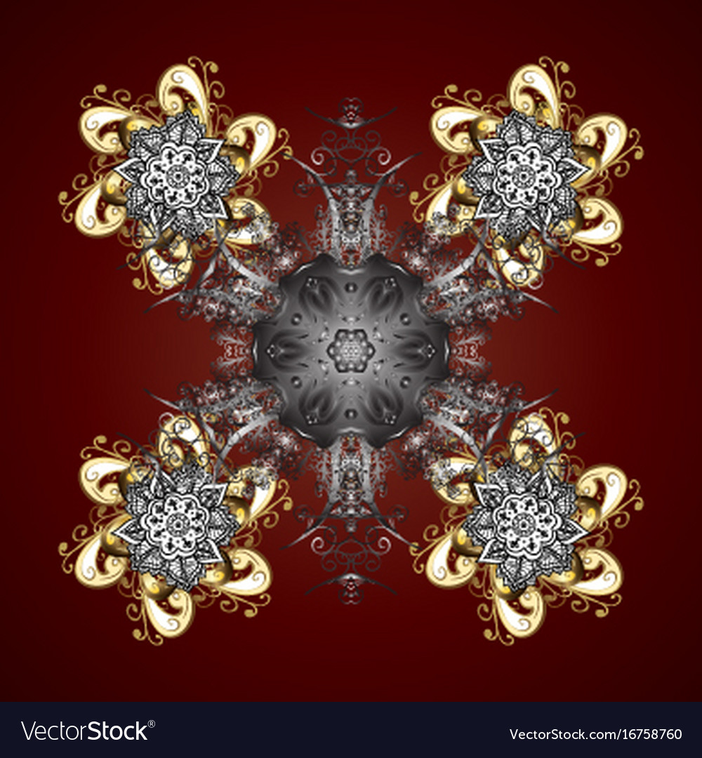 Snowflakes background pattern