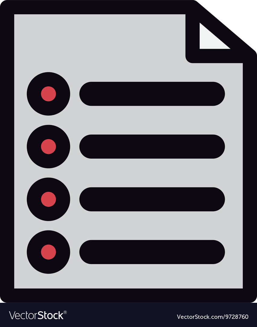 Text file isolated icon design