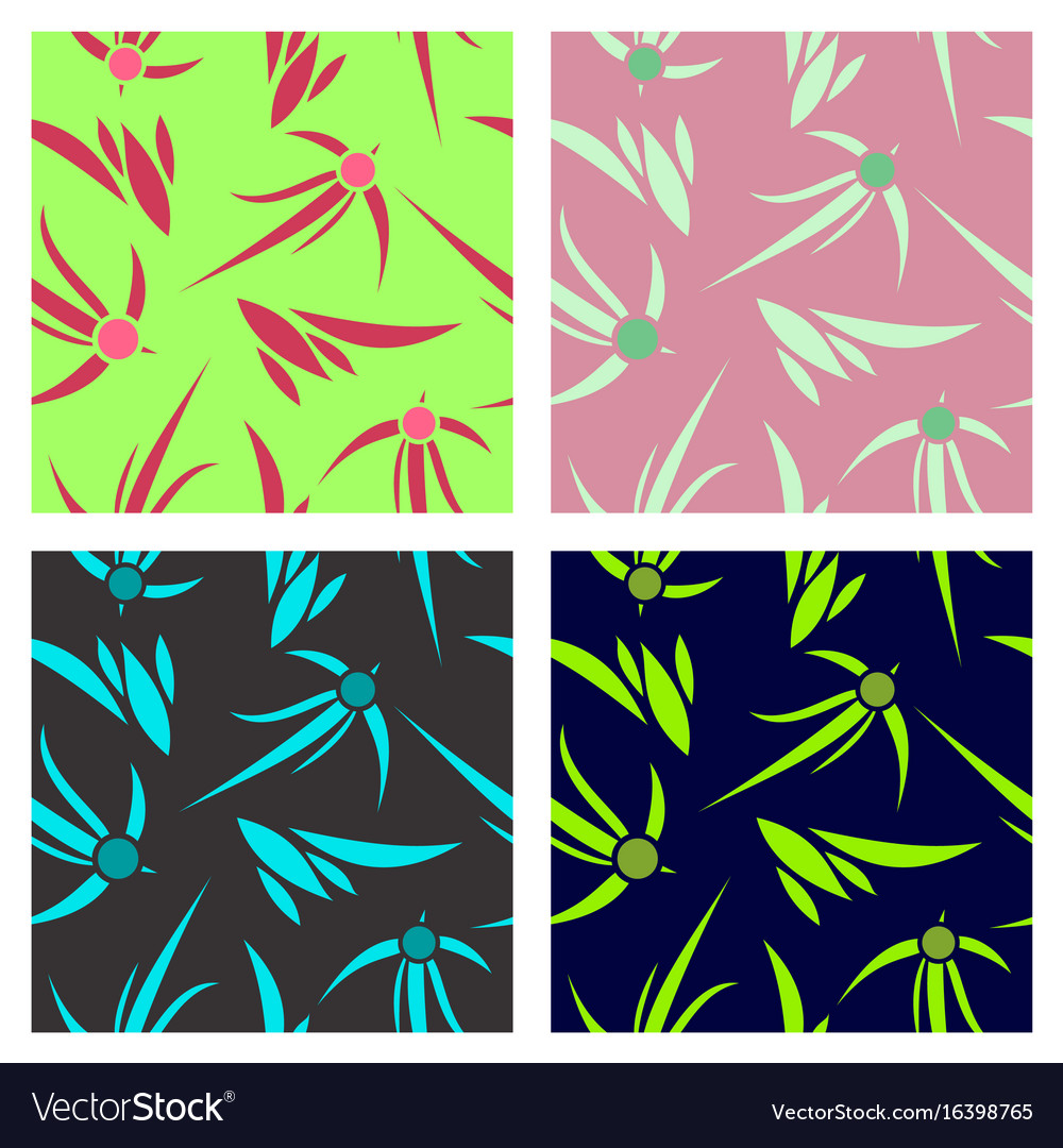 Assembly of patterns in flower style