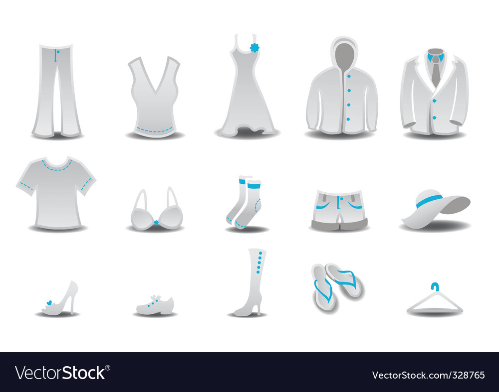 Clothing icons