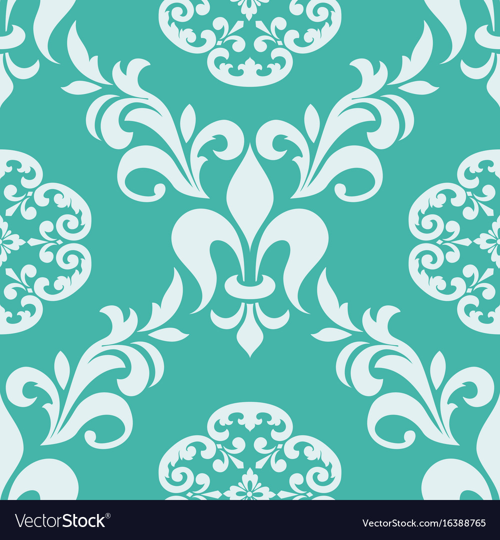 Damask nahtlose Musterelement klassische