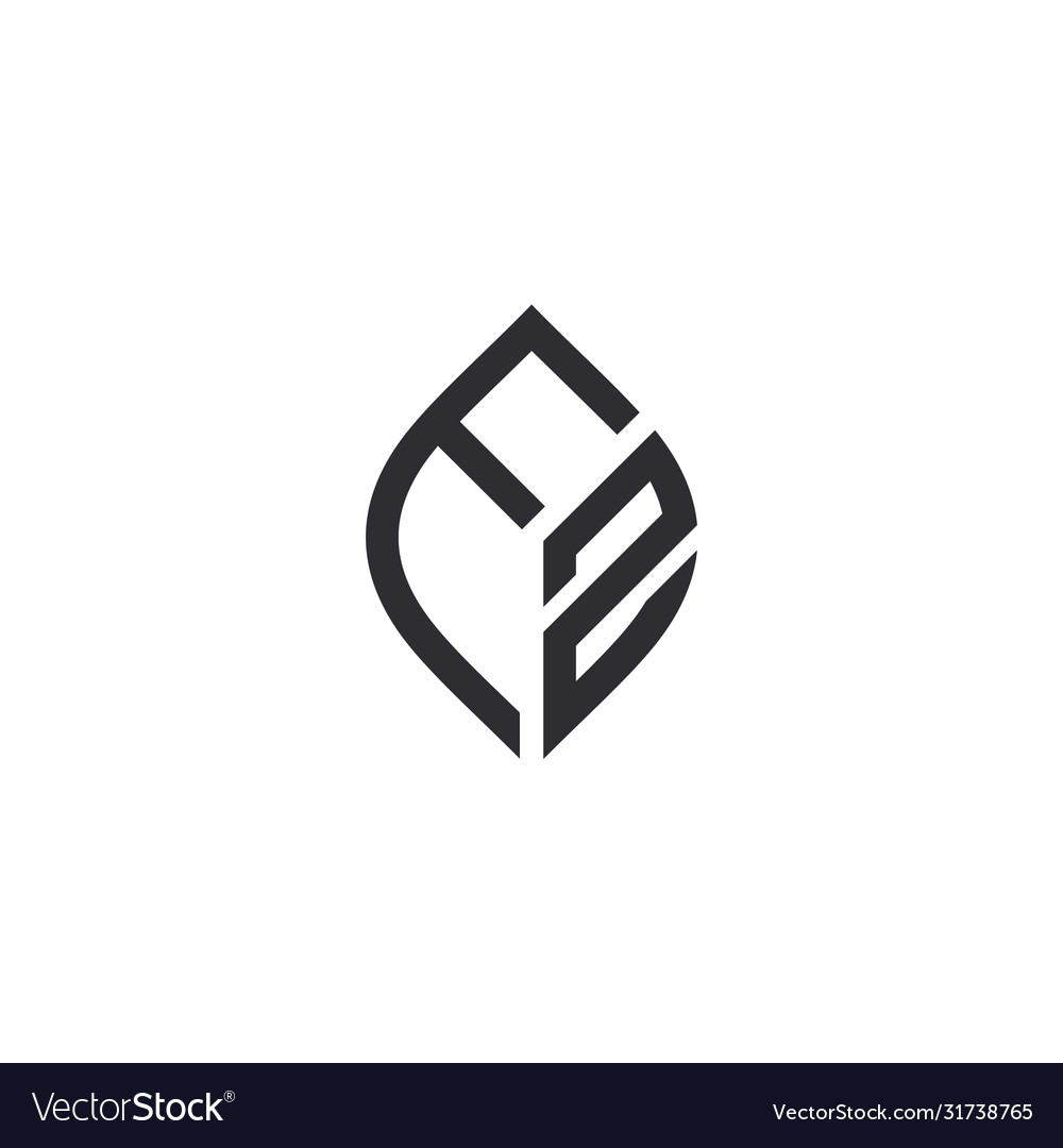 Ez letter logo icon design template elements