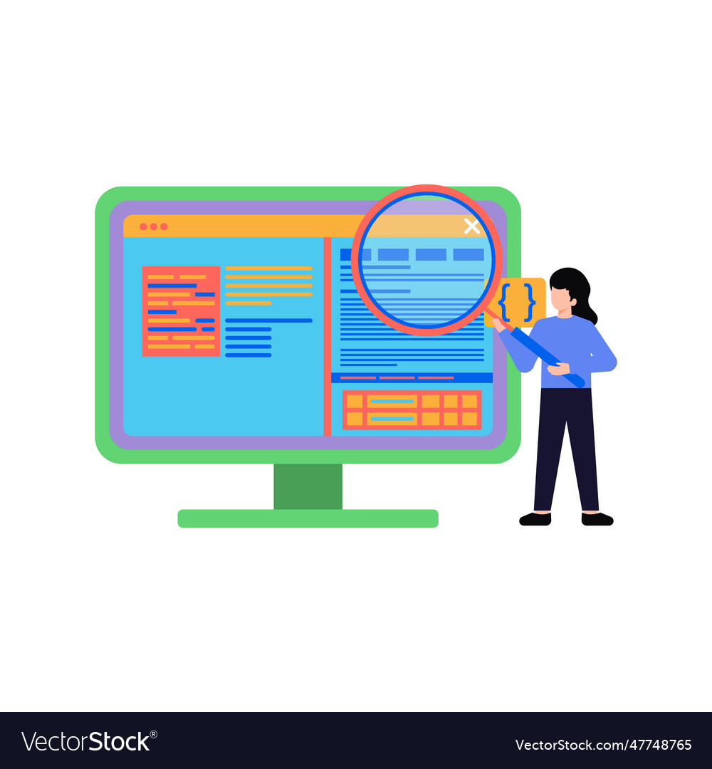 Girl is looking for software programming