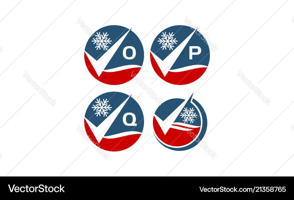 Logo template set Royalty Free Vector Image - VectorStock