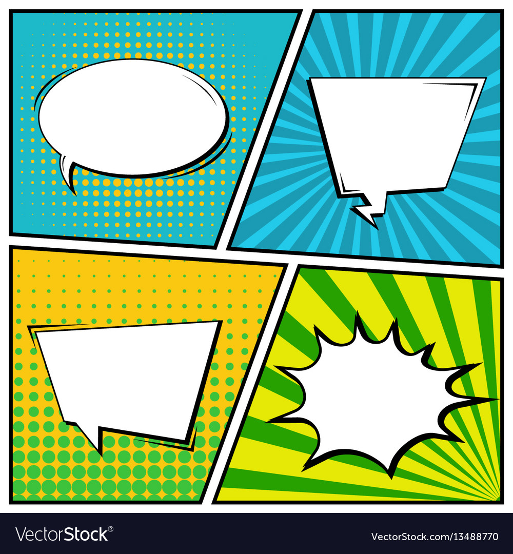 Abstract creative concept comic pop art Royalty Free Vector