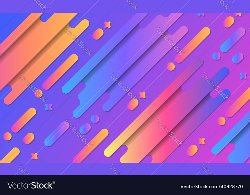 Abstract geometric stripe gradient background vector image Abstract geometric stripe gradient background
