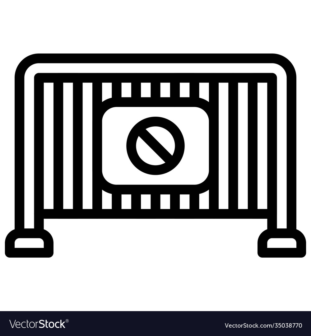 Barricade icon protest related