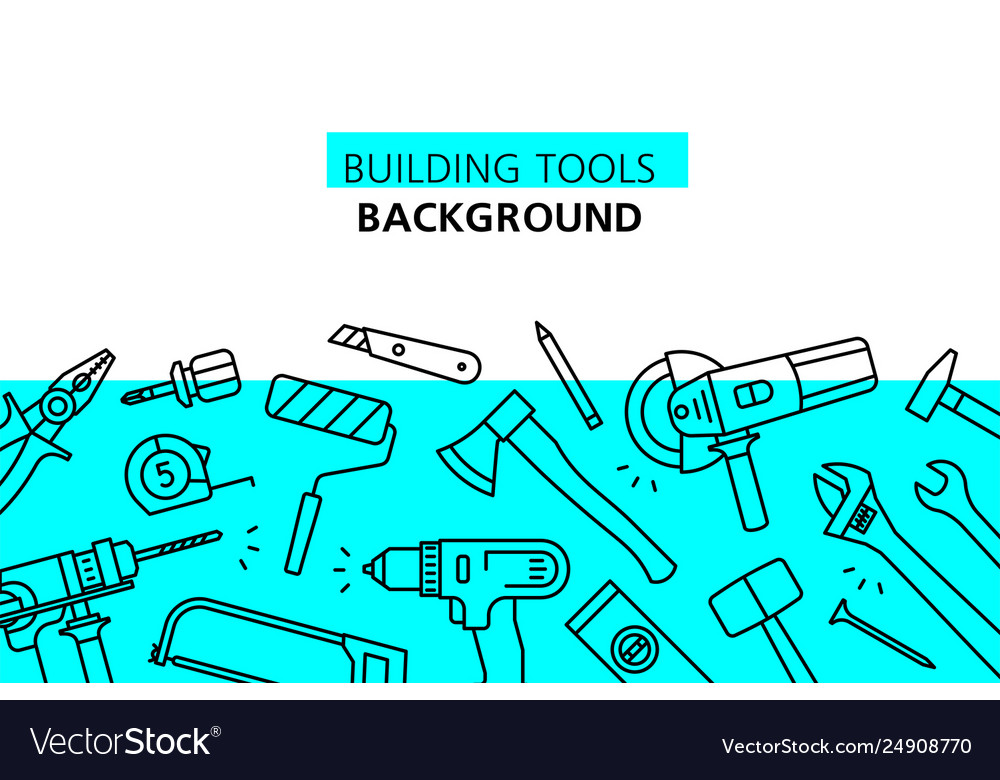 Building tools background