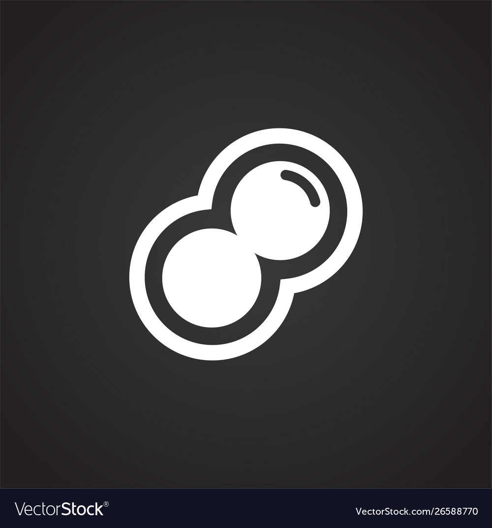 Cell icon on background for graphic and web design vector image Cell icon on background for graphic and web design
