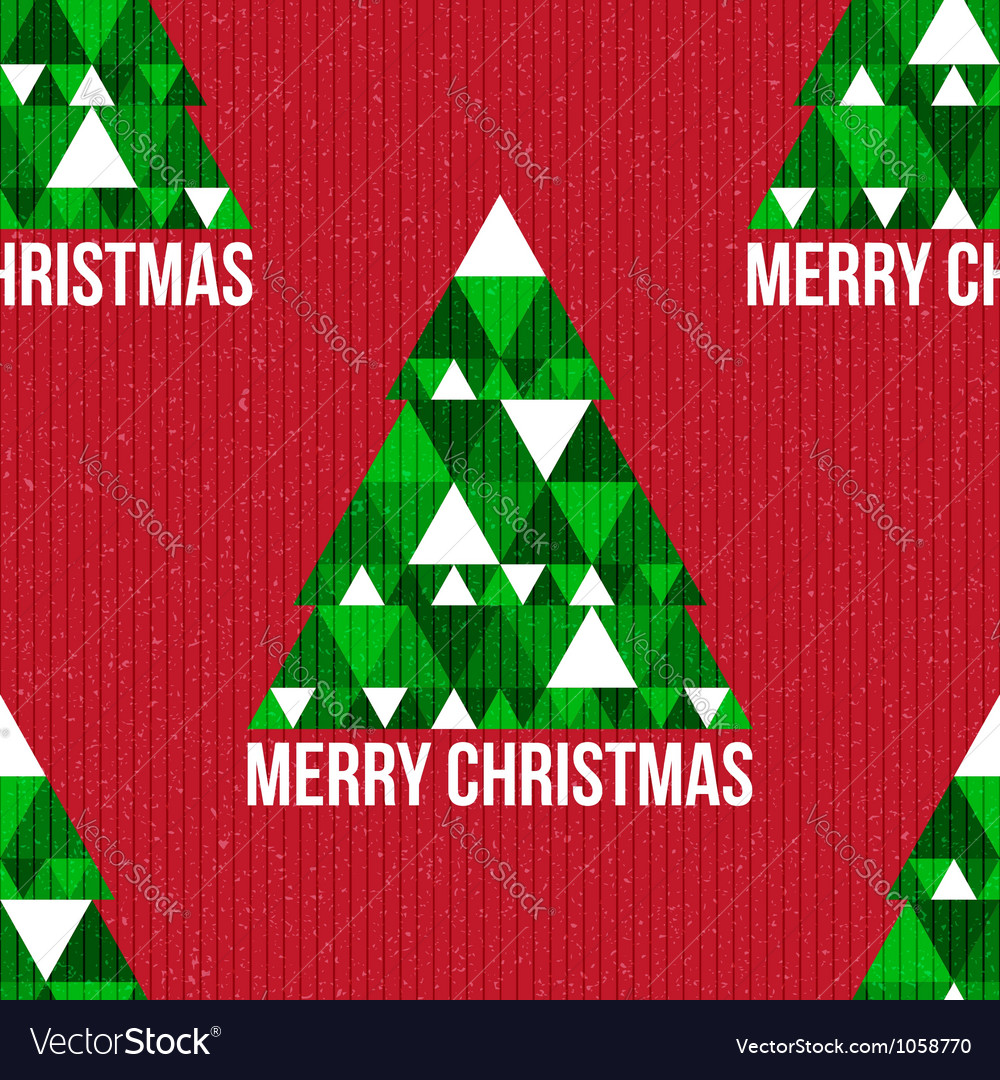 Christmas seamless retro pattern Royalty Free Vector Image