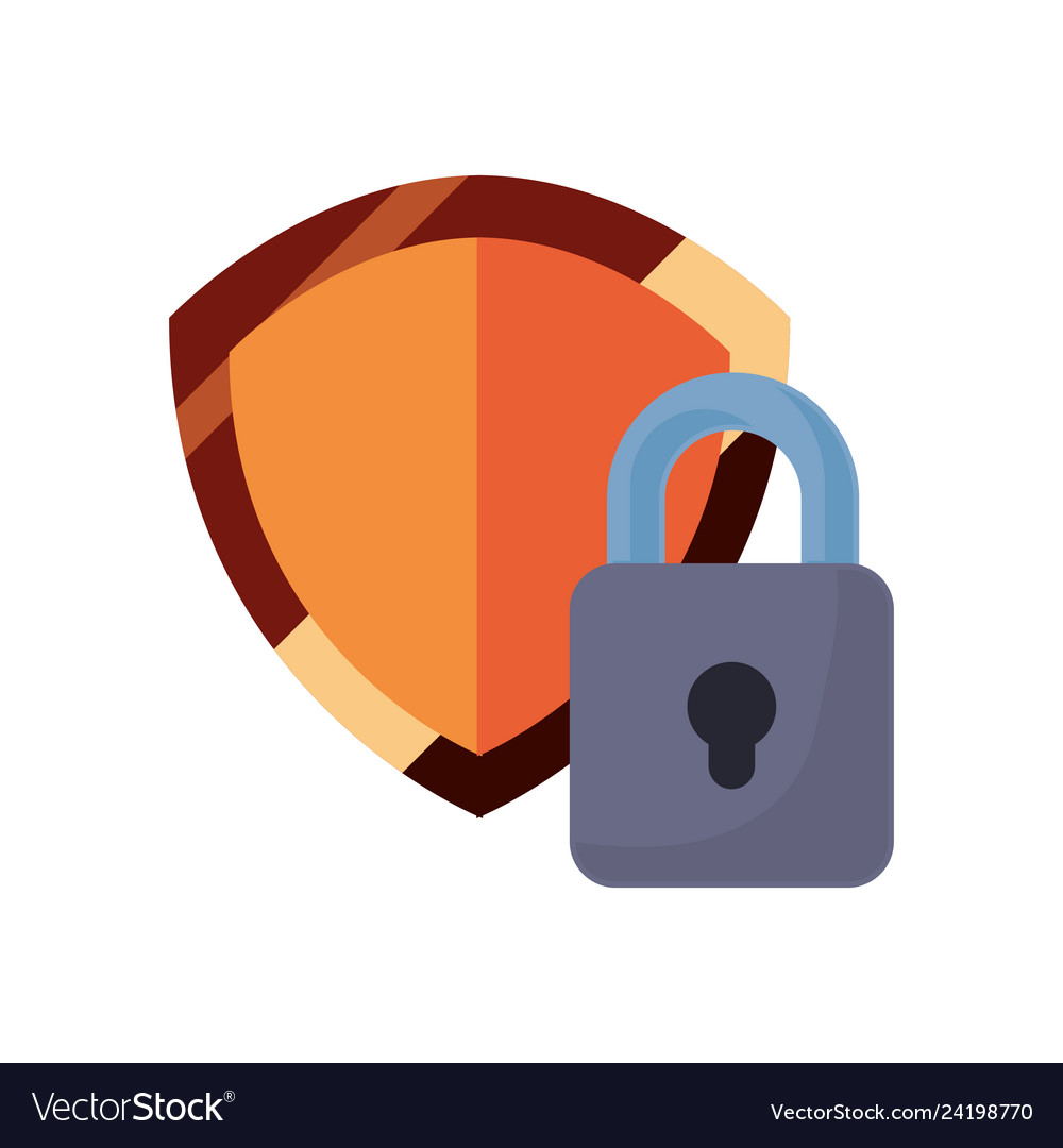 Data protection technology Royalty Free Vector Image