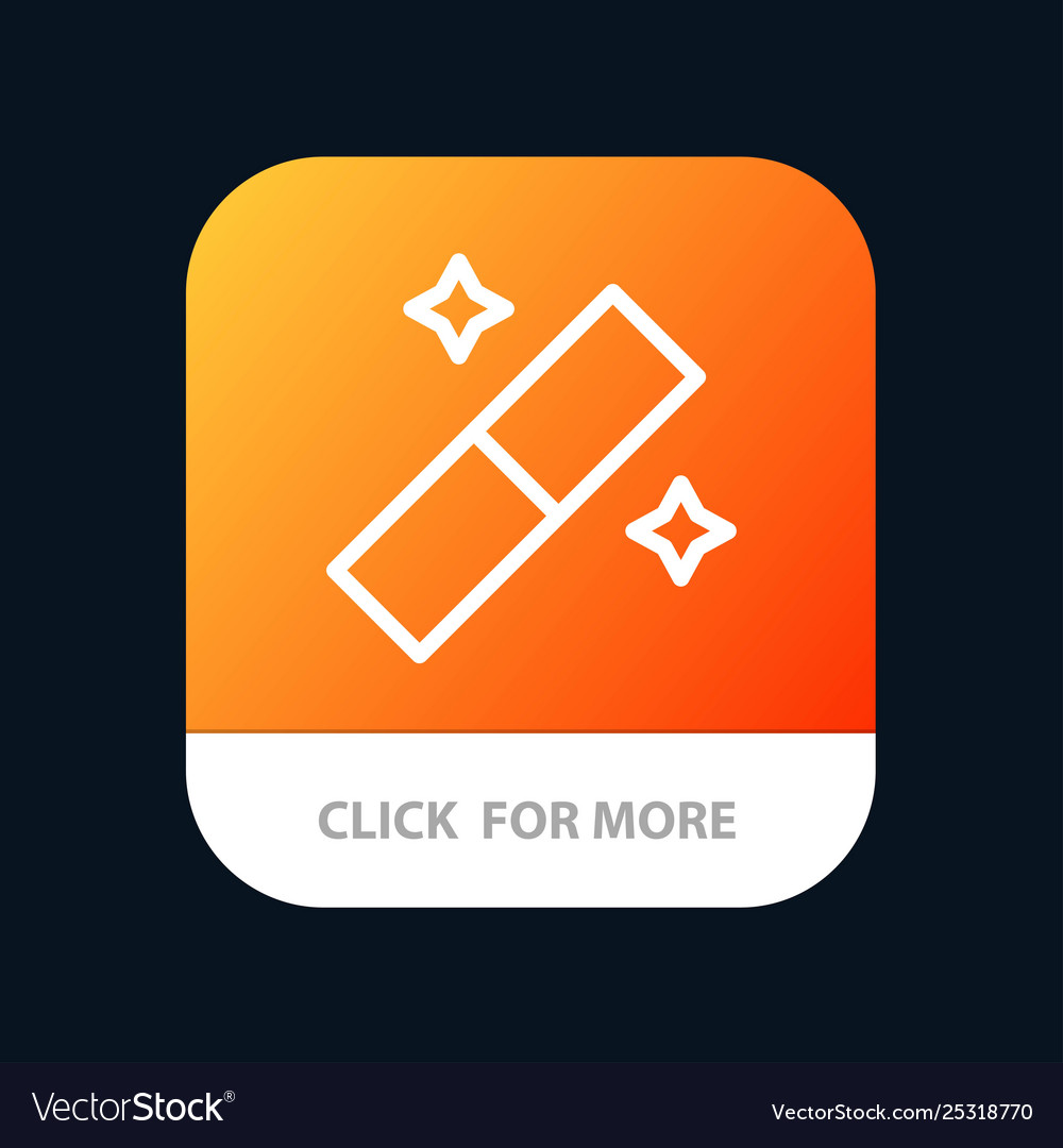 Design graphic tool mobile app button android vector image Design graphic tool mobile app button android