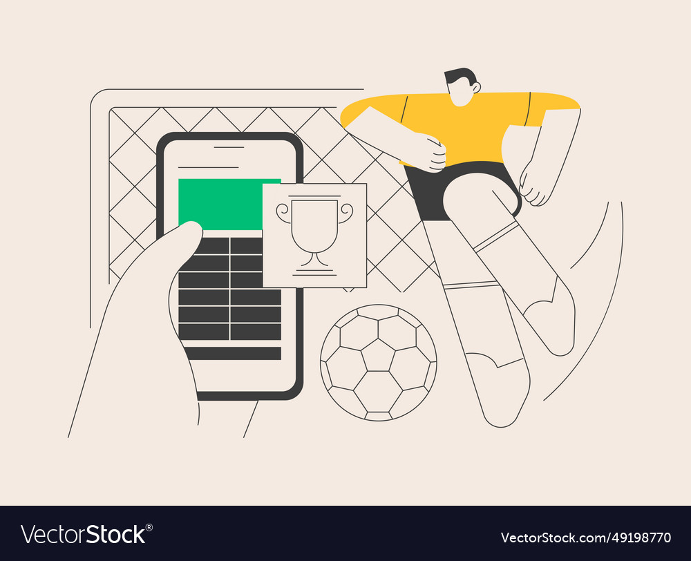 Football abstract concept