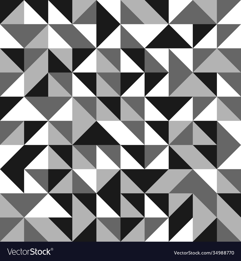 Patchwork seamless geometric abstract background vector image Patchwork seamless geometric abstract background