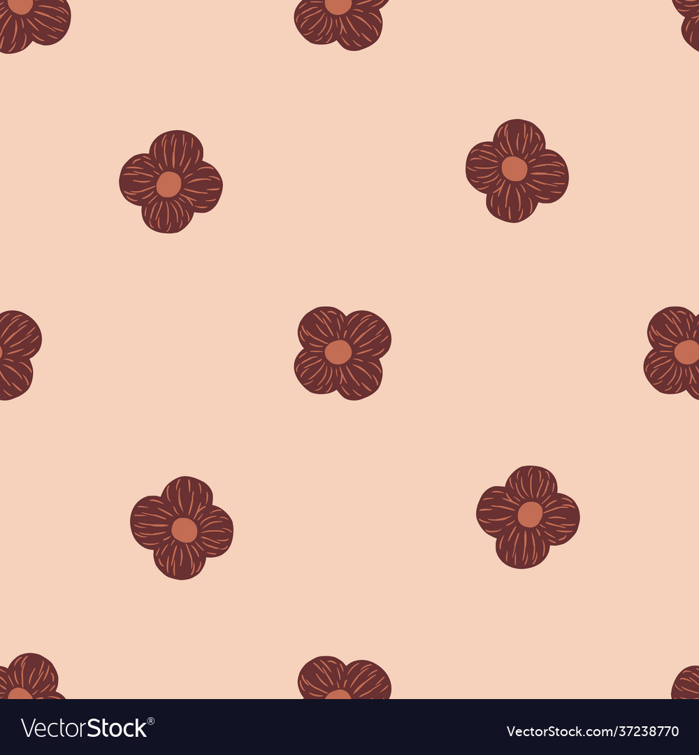 Seamless pattern in minimalistic style vector image Seamless pattern in minimalistic style