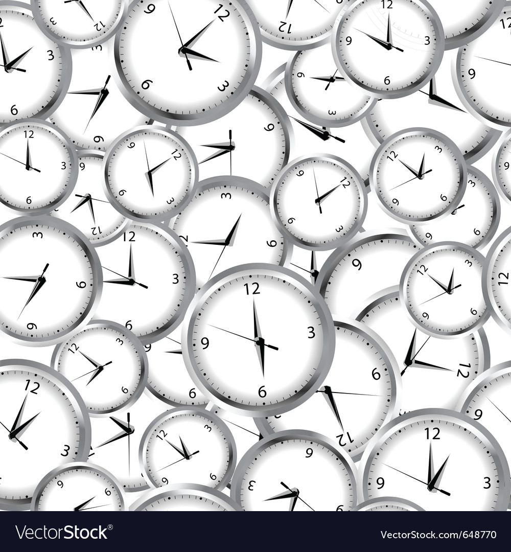Silver Clock Pattern
