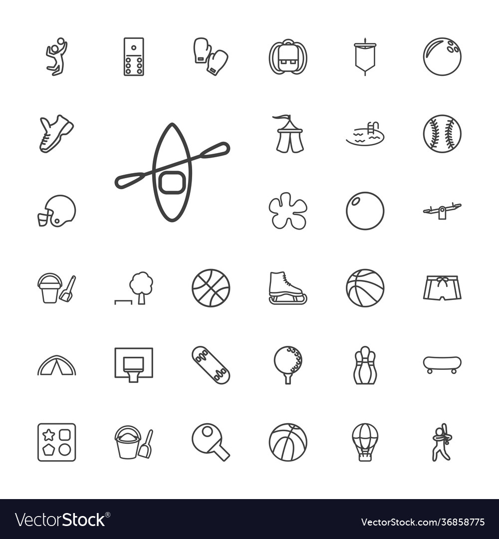 33 recreation icons