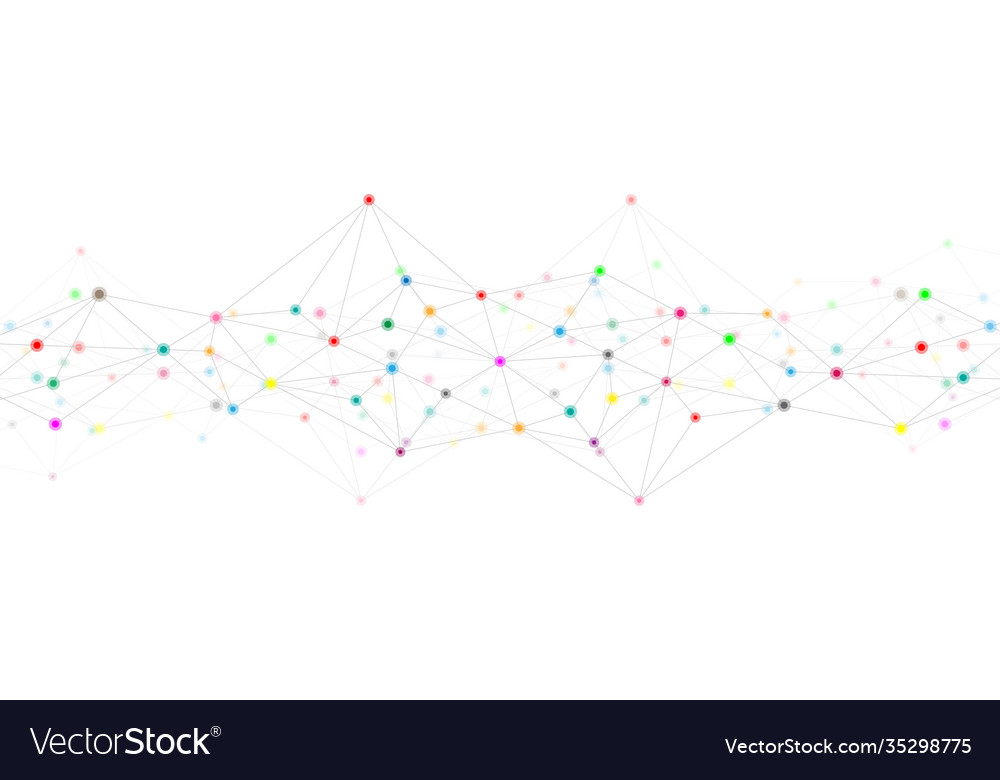abstrakter plexus hintergrund mit verbinden dots