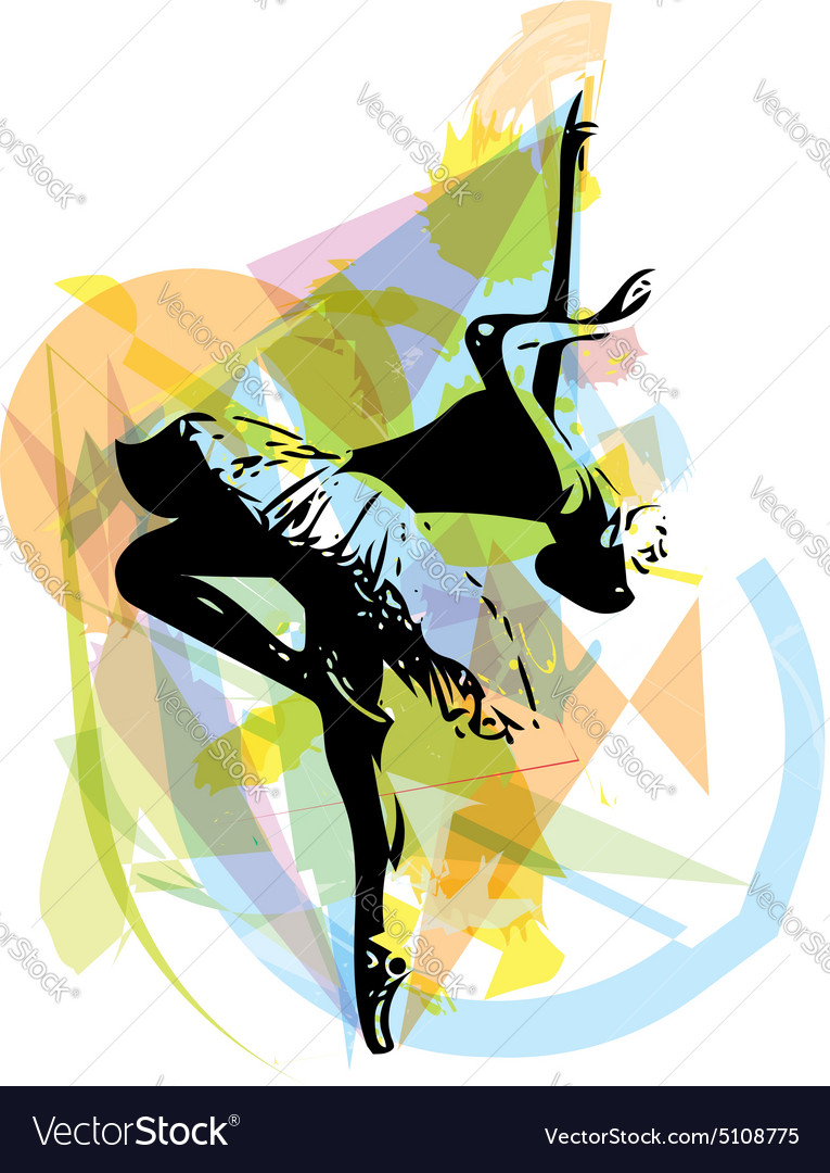 Ballet Dancer Royalty Free Vector Image - Vectorstock