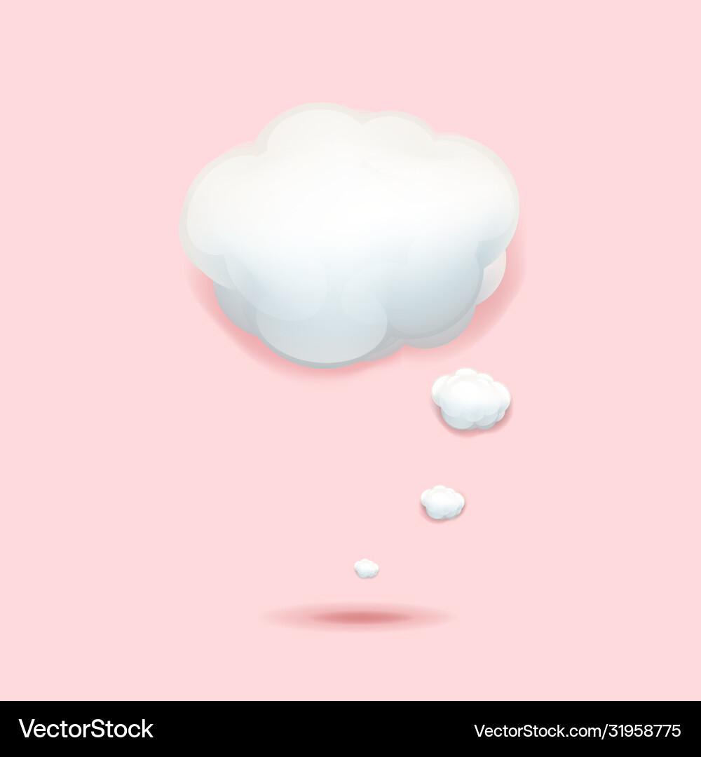 Cloud icon isolated transparent background Vector Image