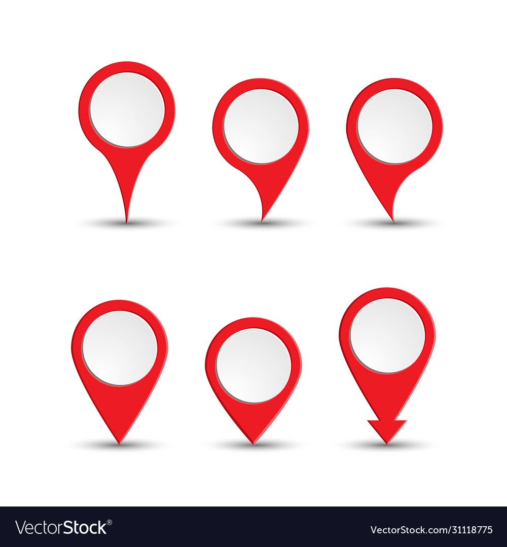 Point Pointer Icons - Map Markers