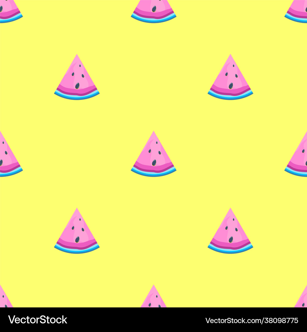 Summer flat seamless pattern background Royalty Free Vector