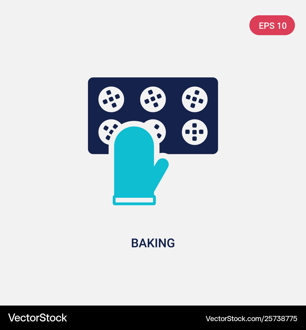 Two color baking icon from hobbies concept Vector Image