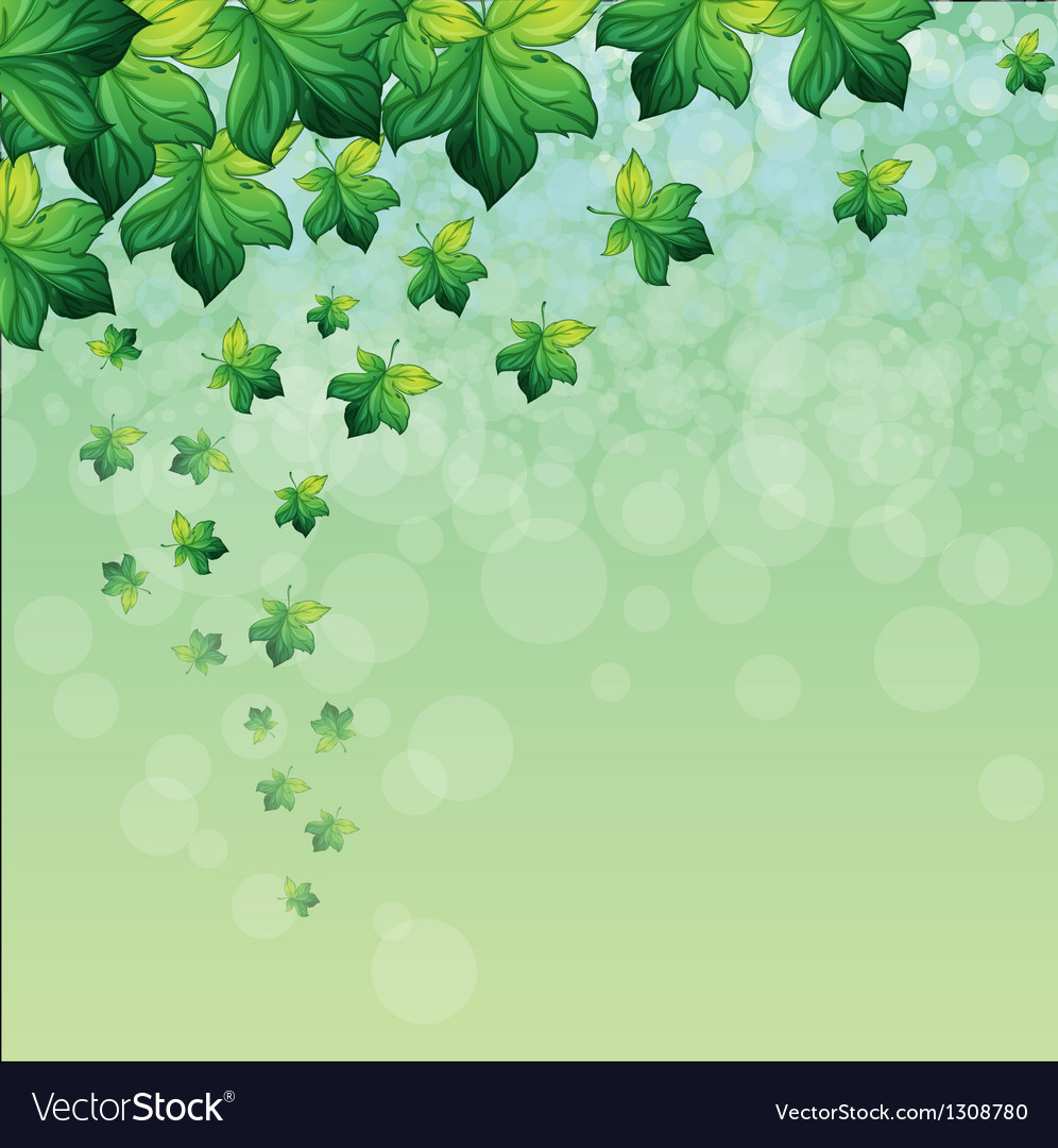 A special paper with green background Royalty Free Vector
