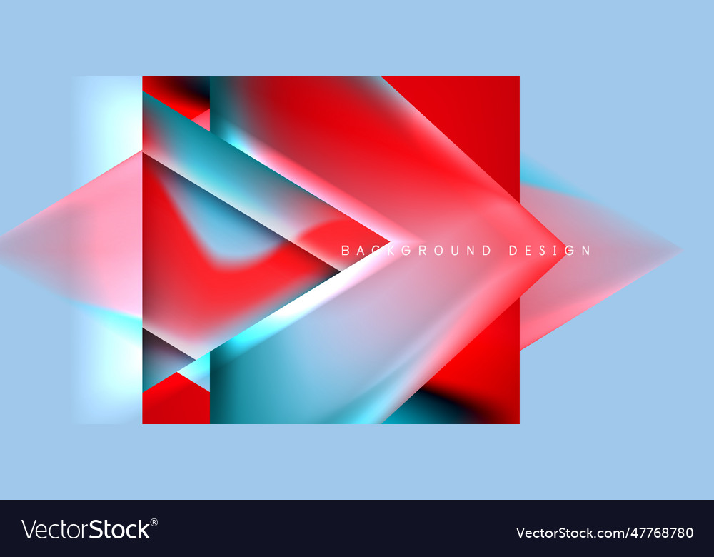 Abstract background with overlapping triangles