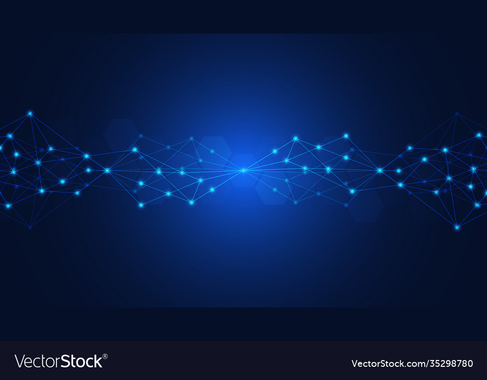 Abstract technology background with connecting vector image Abstract technology background with connecting