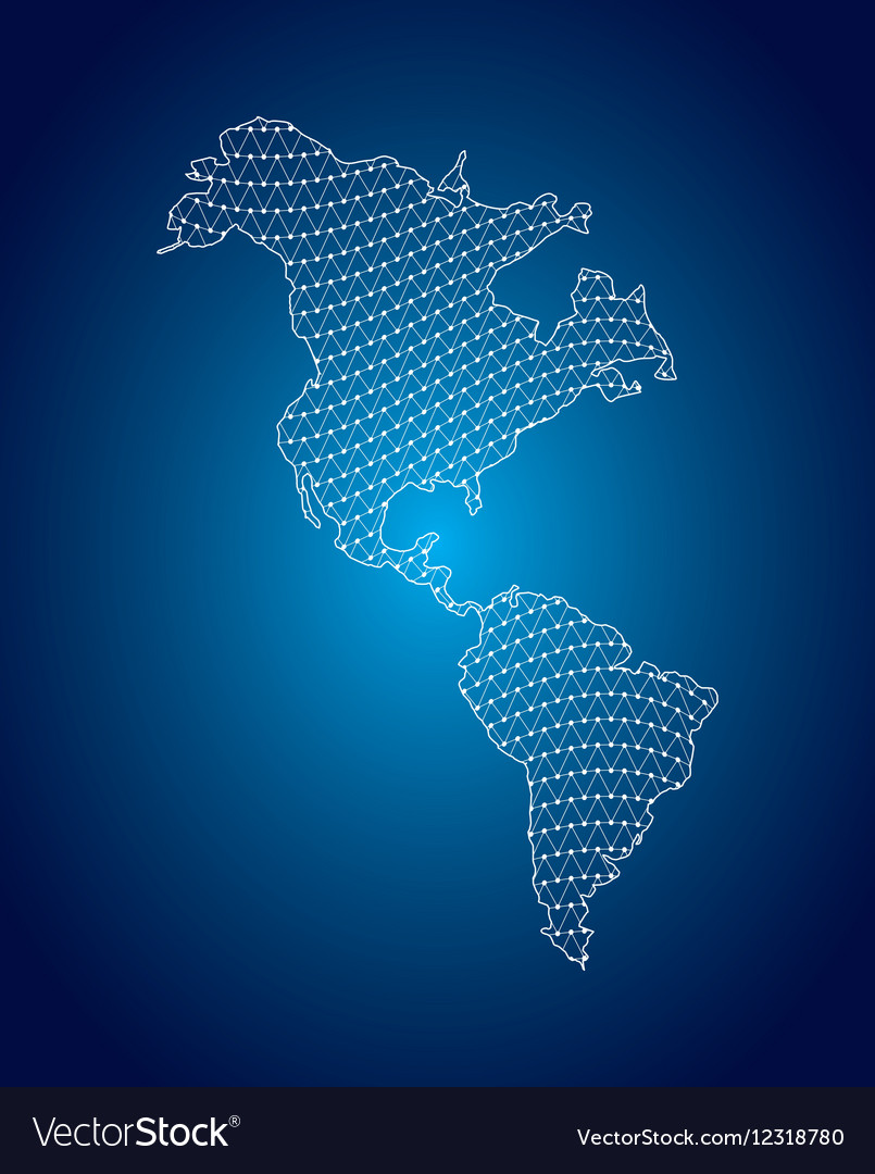 Latin america map