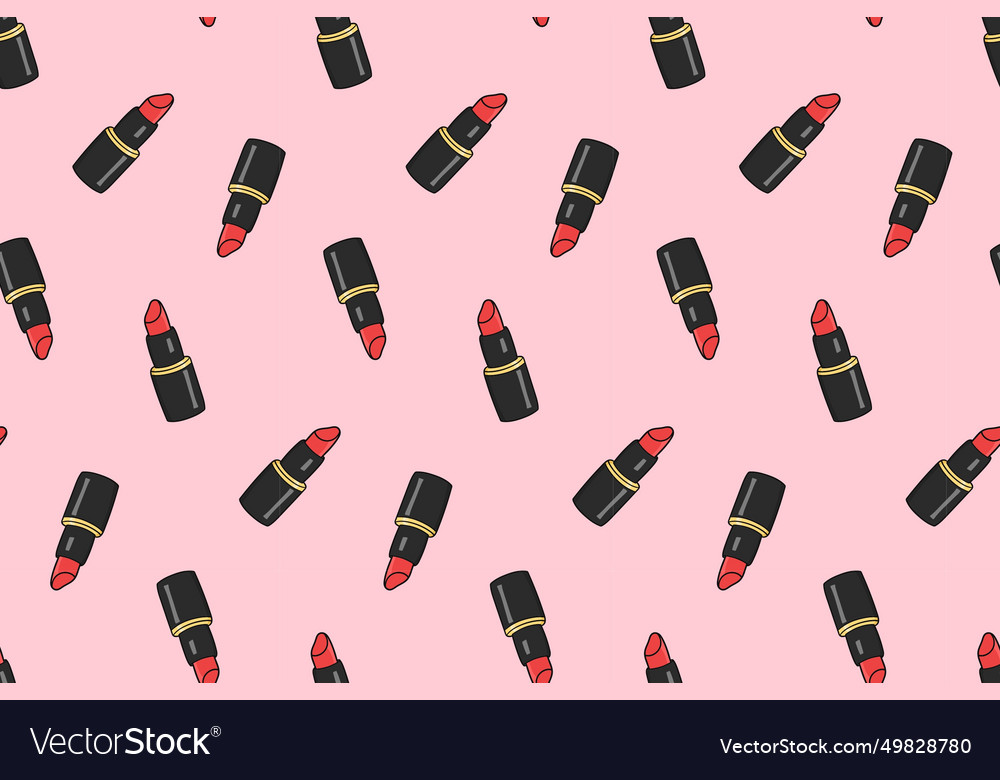 Lipstick colored pattern