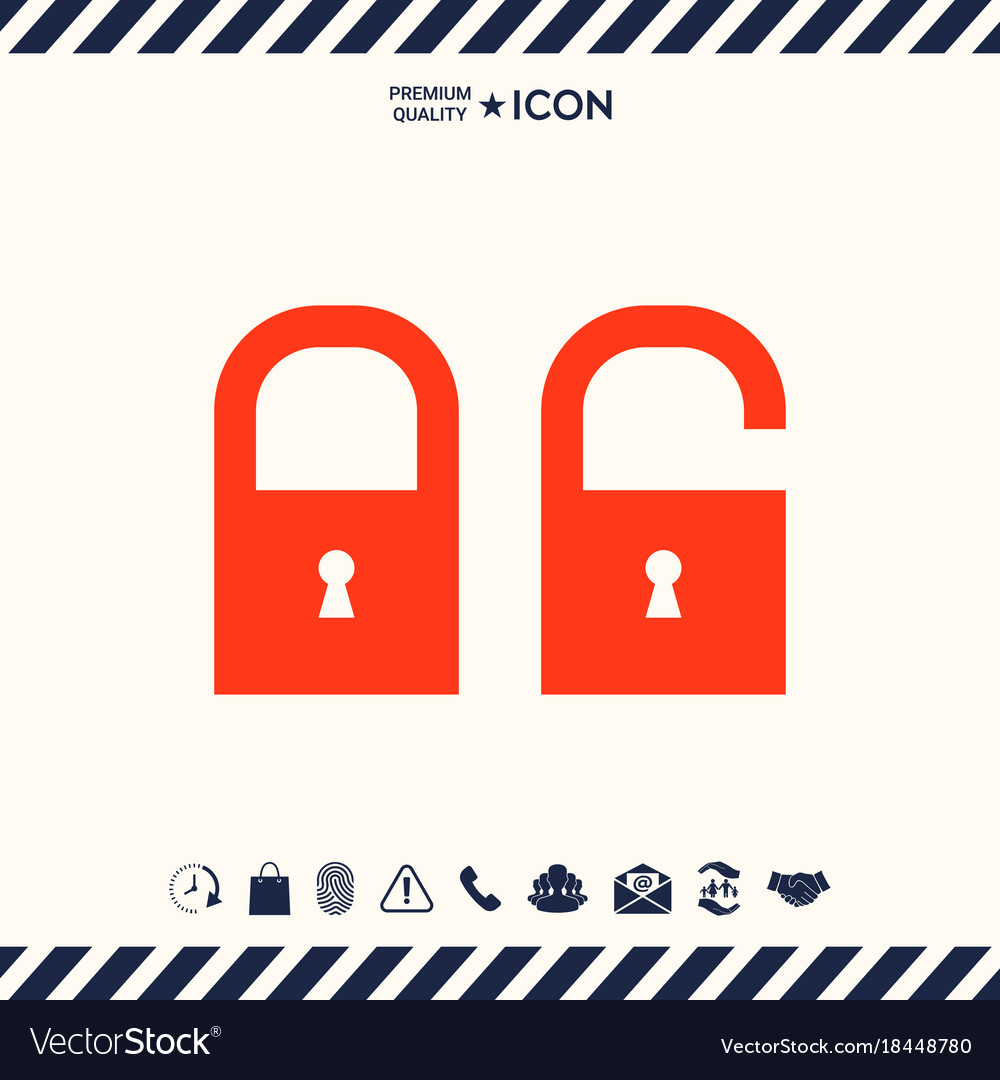 Lock unlock - set ico