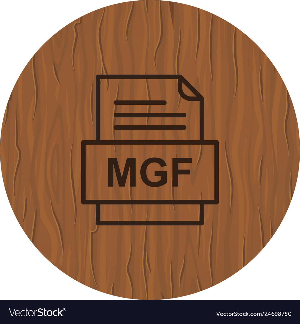 Mgf file document icon