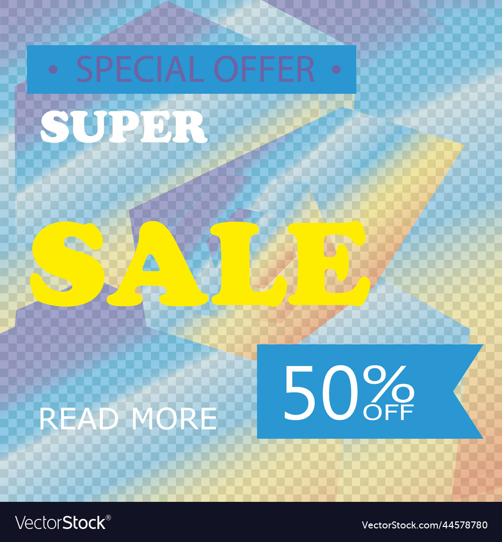 Super Verkauf für Spiel bei 50 off es s ein heißer Deal vector image Super Verkauf für Spiel bei 50 off es s ein heißer Deal