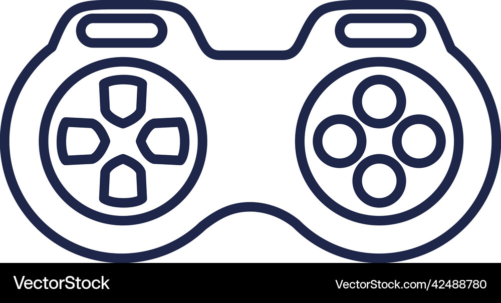 Videogame control Royalty Free Vector Image - VectorStock