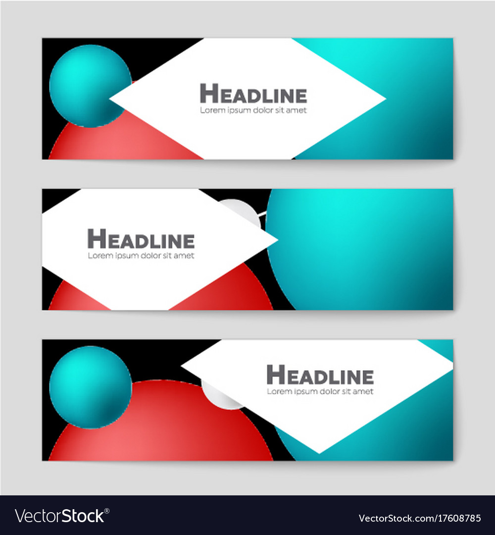 Abstract layout background set for art