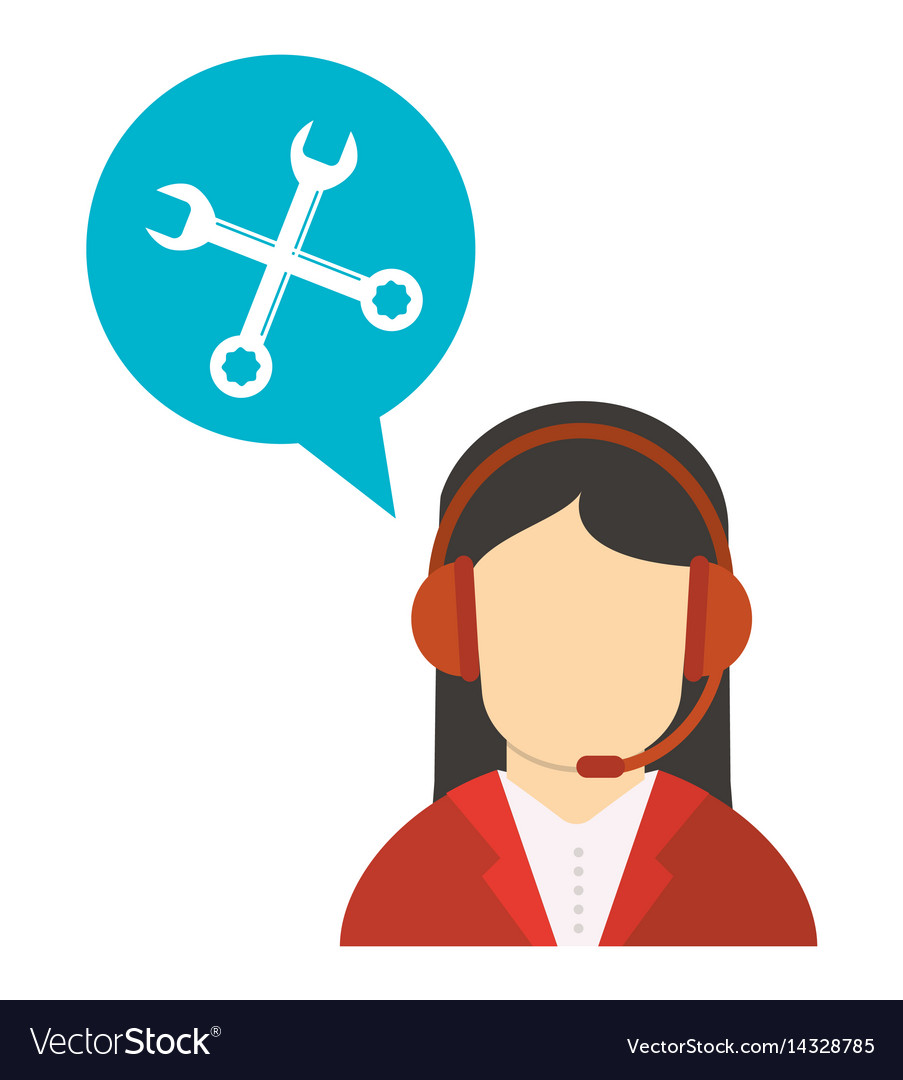 Character working talk call center