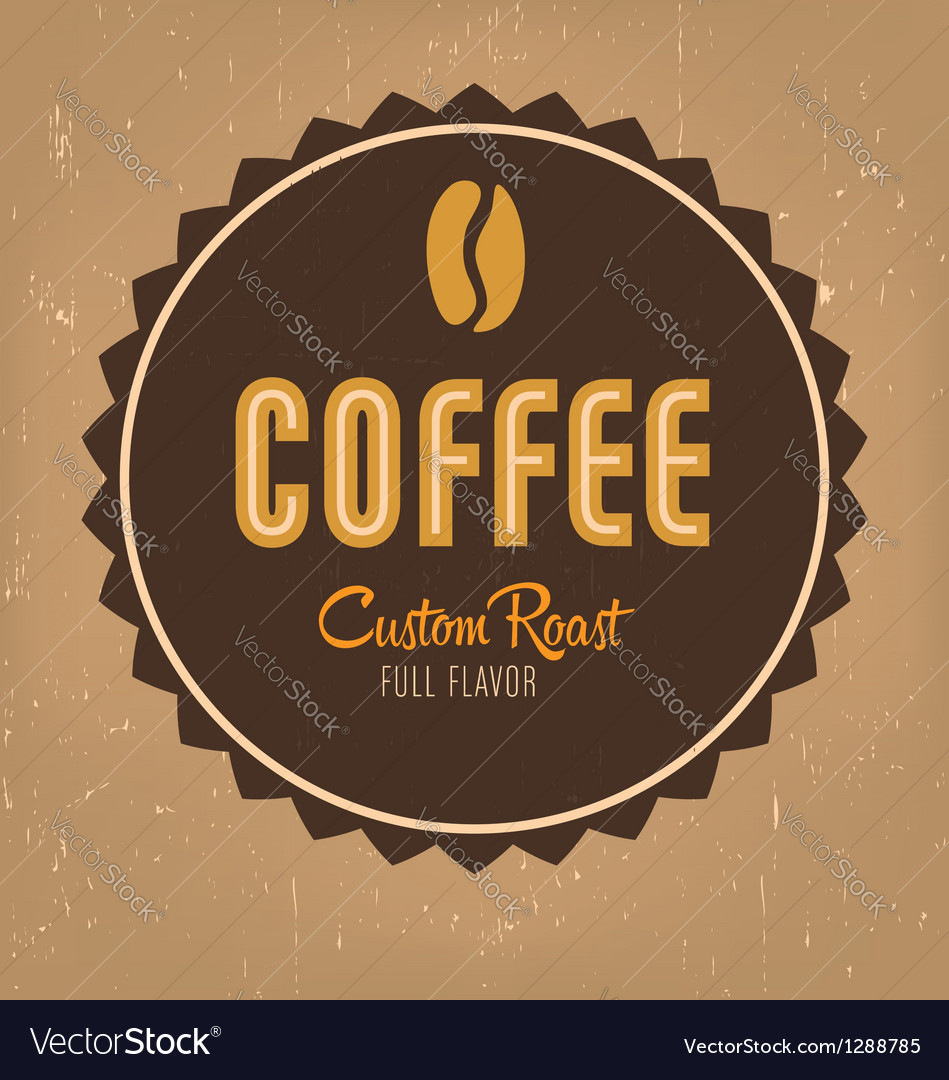 Coffee label