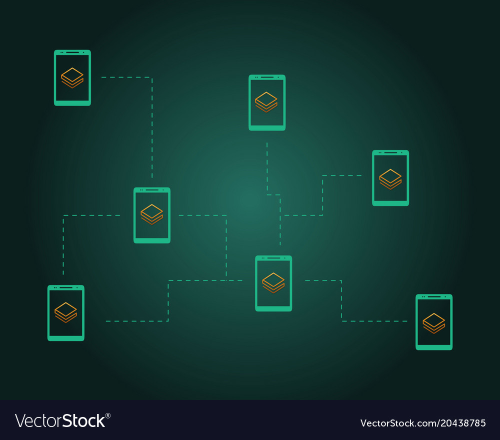 Cryptocurrency stratis blockchain circuit on green
