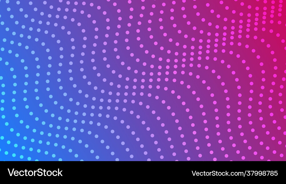 Halftone gradient background with dots Royalty Free Vector