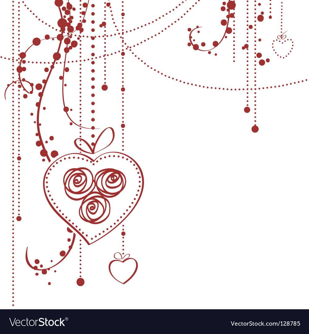 Valentines day card Royalty Free Vector Image - VectorStock