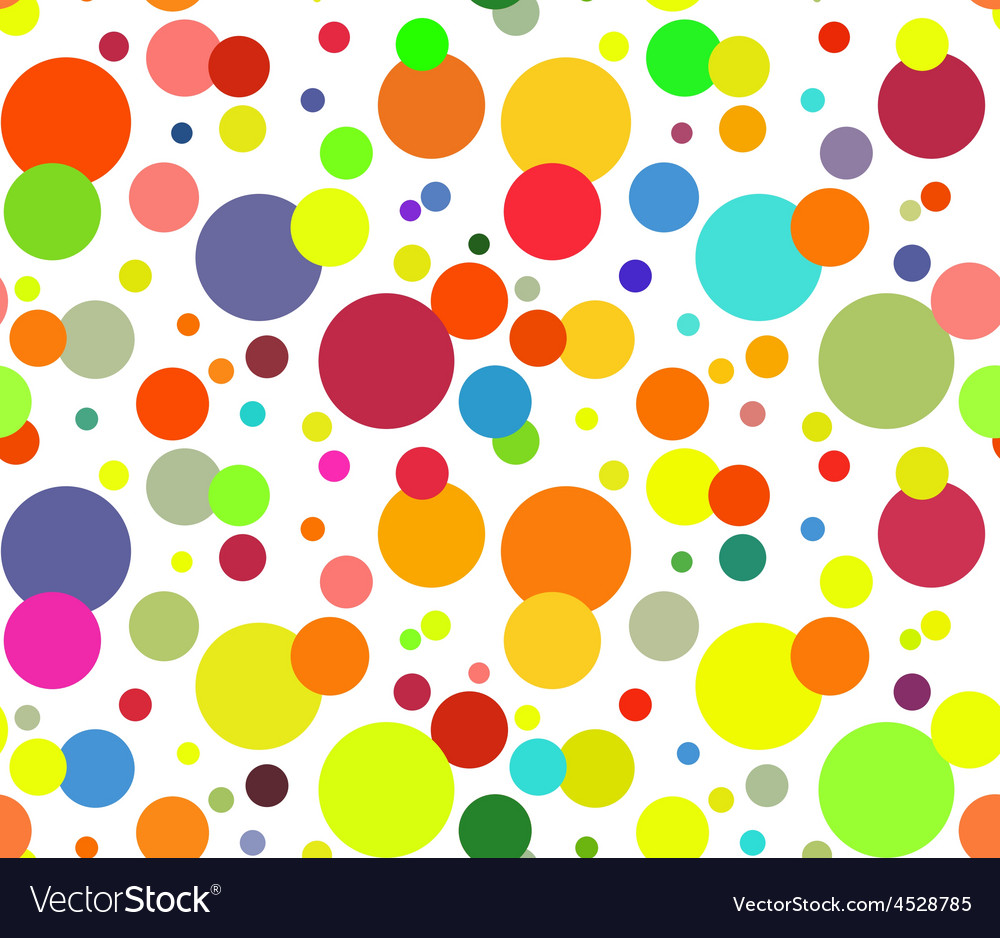 Vibrant Colorful Circle Background