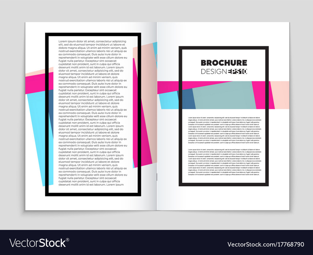 Abstract layout background set for art